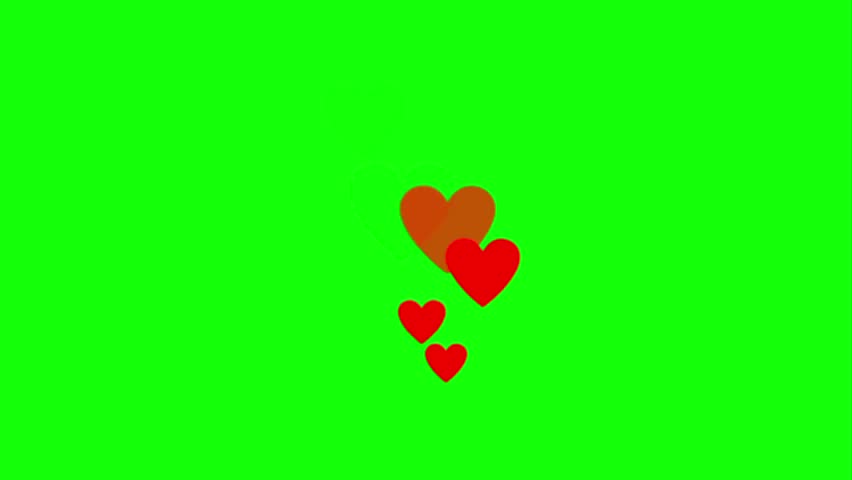 A green screen effect with lots of hearts floating, perfect for romantic videos, love-themed projects, and creative overlays. Easy to use. - Powered by Shutterstock - Get 15% off with code: PIKWIZARD15