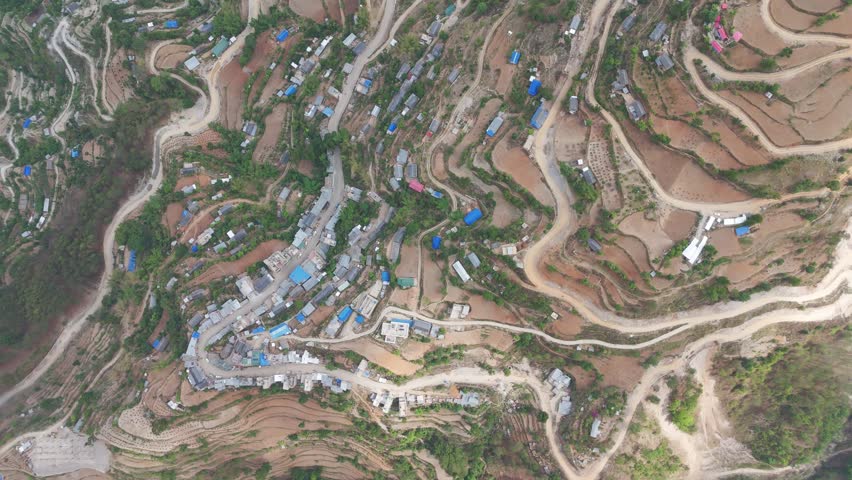 Beautiful landscape of Nepal Gharti Gaun Rolpa