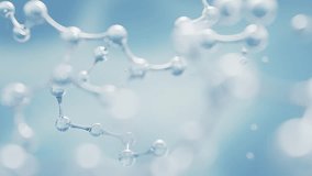 Seamless looping animation of flight through molecular structures. 3d animation - Powered by Shutterstock - Get 15% off with code: PIKWIZARD15