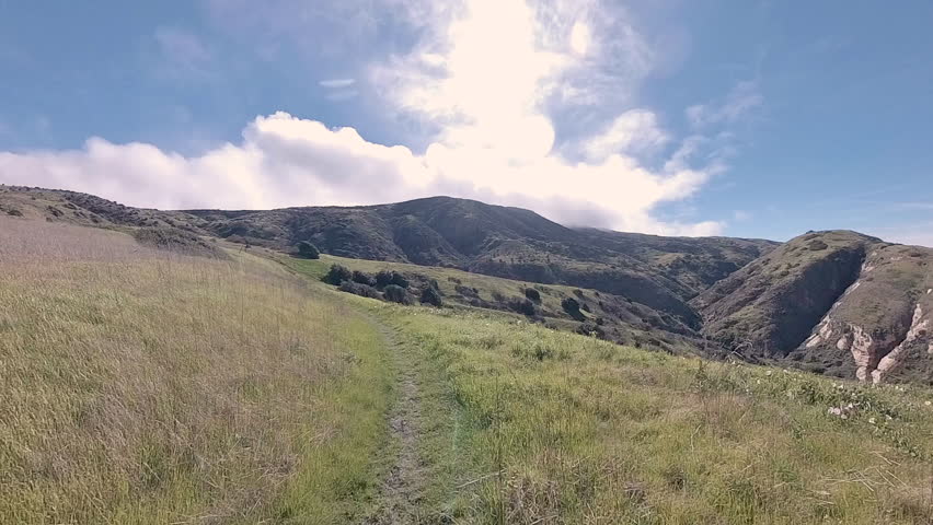Breeze and Sun Over Foothills in Channel Islands National Park
