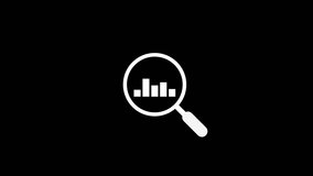 Data search, data analysis with business graph and magnifying glass. Magnify glass search icon with graph sign. - Powered by Shutterstock - Get 15% off with code: PIKWIZARD15