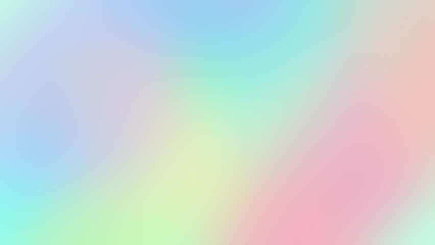 Cute pastel background, smooth soft colorful background animation, liquid gradients modern futuristic holographic seamless repeating loop