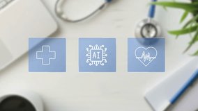 medical revolution and advance of technology Artificial Intelligence,AI Deep Learning for medical research,Transformation of innovation and technology for future Health - Powered by Shutterstock - Get 15% off with code: PIKWIZARD15