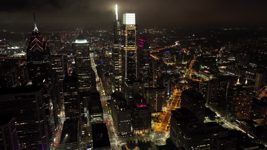 City of Philadelphia at Night