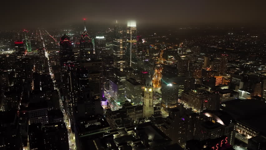 City of Philadelphia at Night