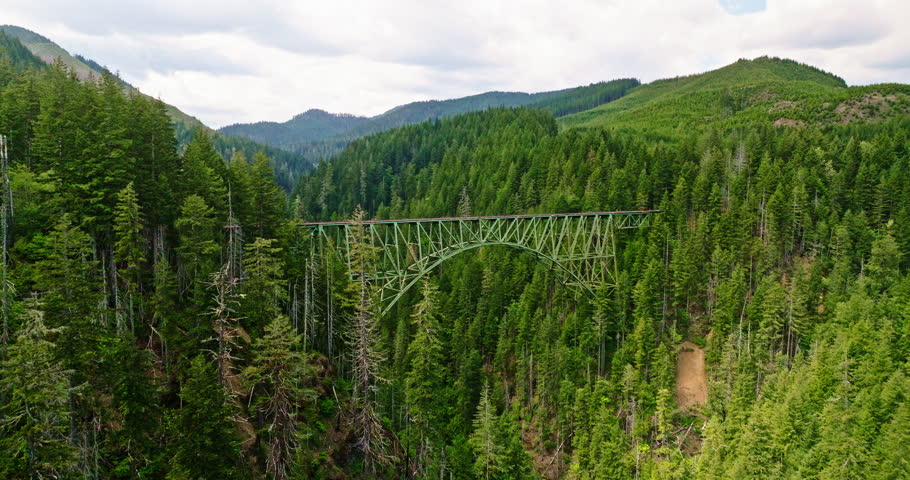 Vance Creek Abandoned Bridge in Washington 