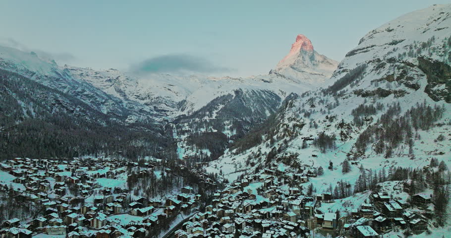The Matterhorn in Zermatt, Switzerland