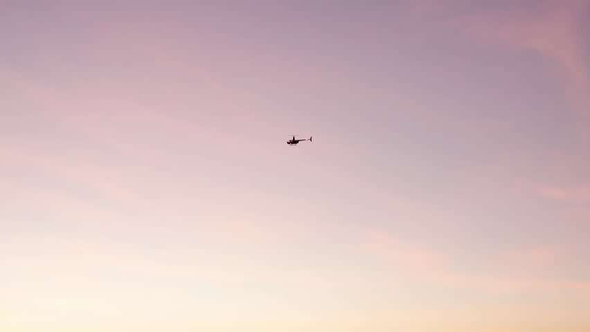 The helicopter flying over the city of Rio De Janeiro, Brazil.