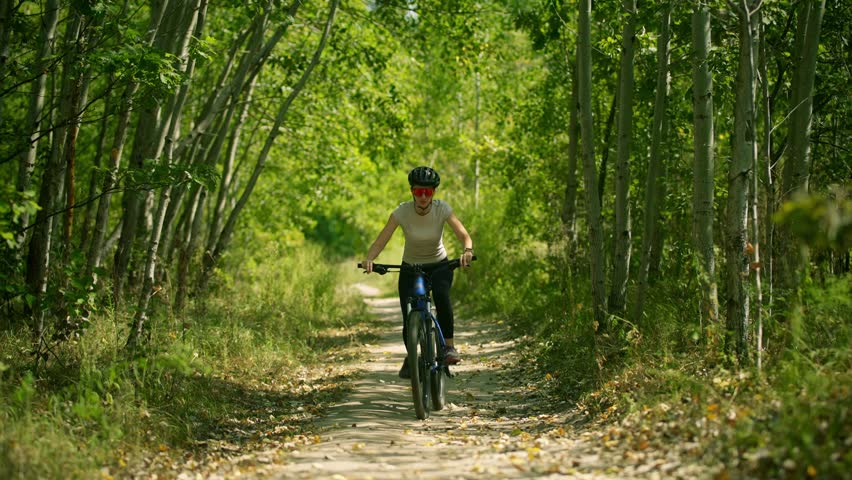 Cyclist Sport Recreation On Bicycle. Cyclist Healthy Lifestyle Training Bike MTB Bike Cycling Workout Sport Recreation. Cyclist Athlete Fit Sportswear Cycling MTB.Fitness Exercise Cycling Sport Biking