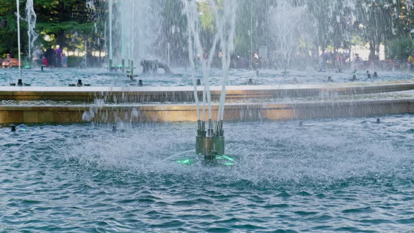 Magical Musical Fountain Show on Margaret Island, Budapest - Hungary
