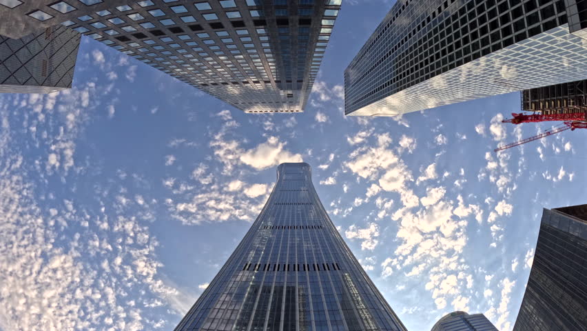 Time lapse photography of Beijing architecture in Chinese cities
Beijing architecture delays, looking up at city skyscrapers