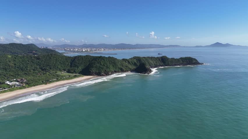Beautiful beaches in Santa Catarina, Brazil. A place where nature is truly incredible.
