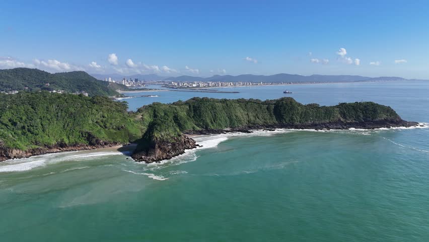 Beautiful beaches in Santa Catarina, Brazil. A place where nature is truly incredible.