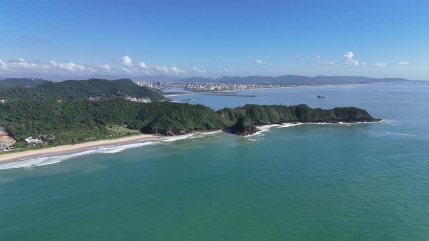 Beautiful beaches in Santa Catarina, Brazil. A place where nature is truly incredible.
