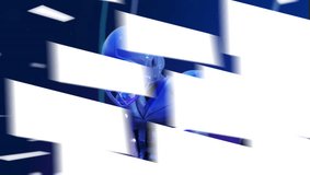 3d render american football player intro title - Powered by Shutterstock - Get 15% off with code: PIKWIZARD15