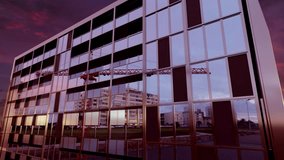 Visualization of a building on a construction site. Augmented reality at the construction site. - Powered by Shutterstock - Get 15% off with code: PIKWIZARD15