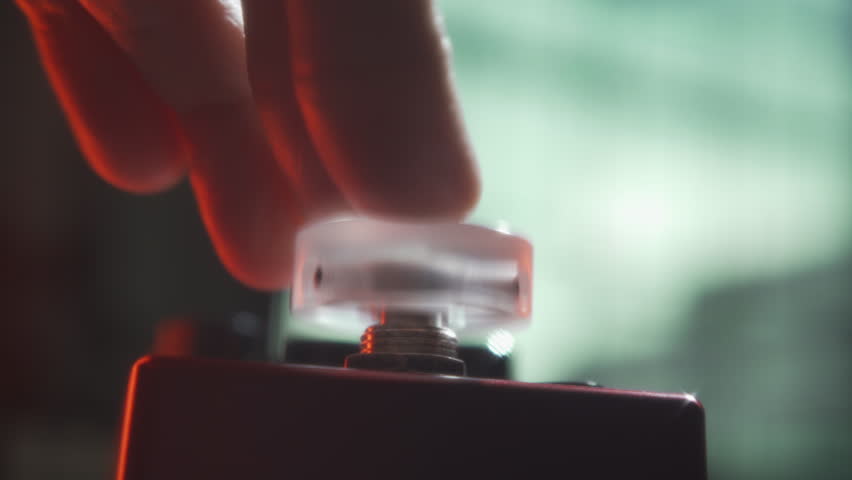 Pushing a big start button