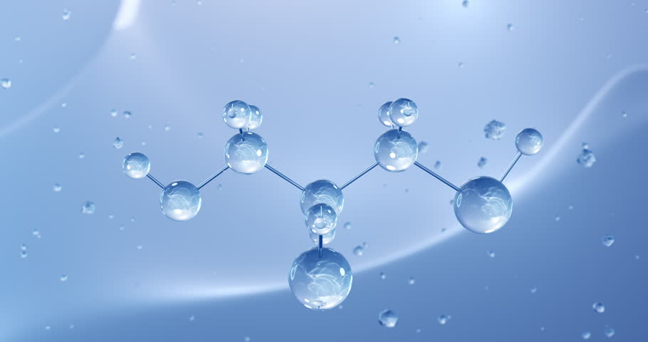 Dimercaprol rotating molecular structure, 3d model of molecule, heavy metal antagonists, looped video