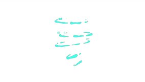 Magical smoke whirlpool rotation 2D object animation. Dreamlike flight in air cartoon 4K video, alpha channel. Inspiration vortex of small rotating clouds animated flat item on white background - Powered by Shutterstock - Get 15% off with code: PIKWIZARD15