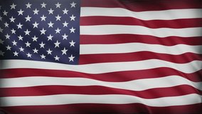 USA flag waving in the wind, Dynamic USA Flag Fluttering in the Wind: A Patriotic Spectacle. - Powered by Shutterstock - Get 15% off with code: PIKWIZARD15