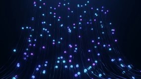 Abstract sci-fi animation. Data processing concept. Seamless loop. Technology, information, processing, futuristic.  - Powered by Shutterstock - Get 15% off with code: PIKWIZARD15