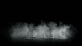 Super Slow Motion Shot of Atmospheric Smoke Slowly Floating on Black Background at 1000fps. - Powered by Shutterstock - Get 15% off with code: PIKWIZARD15