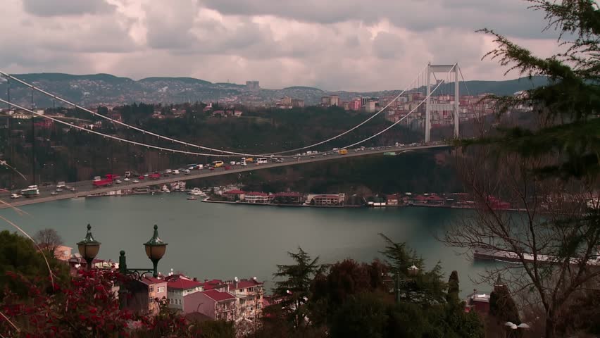 Istanbul Bosphorus Fatih Sultan Mehmet Bridge