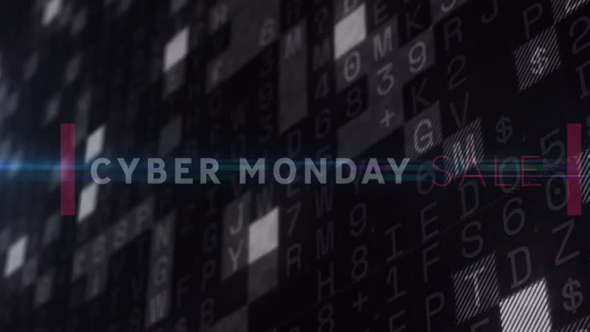 Cyber Monday Sale text animation over digital globe and binary code background. promotion, ecommerce, shopping - Powered by Shutterstock - Get 15% off with code: PIKWIZARD15
