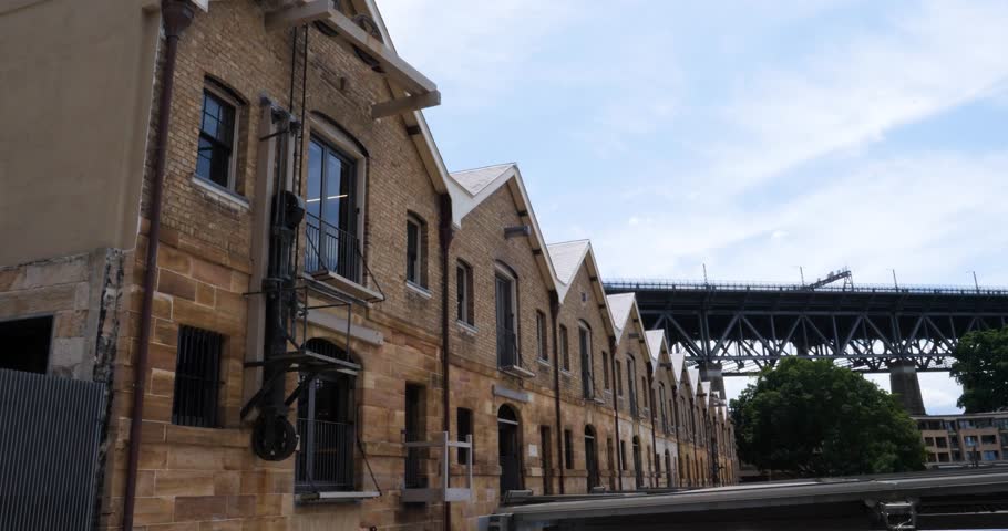 The Rocks located on the southern shore of Sydney Harbour,Sydney, Australia.