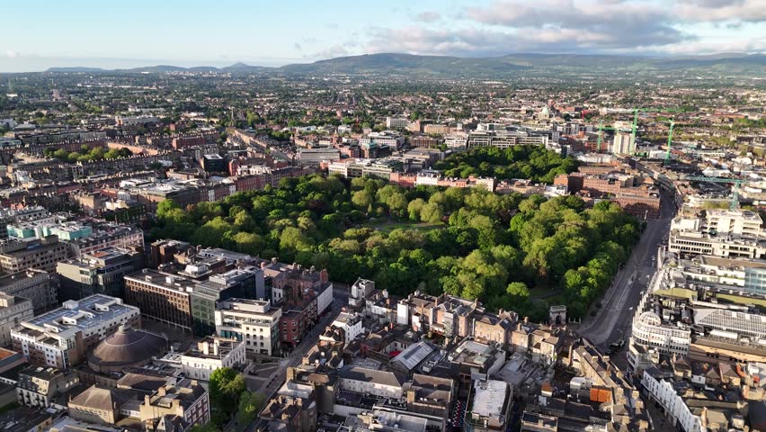 Drone shot of St Stephen