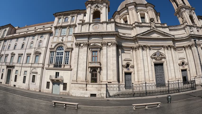 Piazza Navona is a stunning and historic square located in the heart of Rome, Italy. Famous for its grand fountains, including Bernini’s Fountain of the Four Rivers, it features baroque architecture a