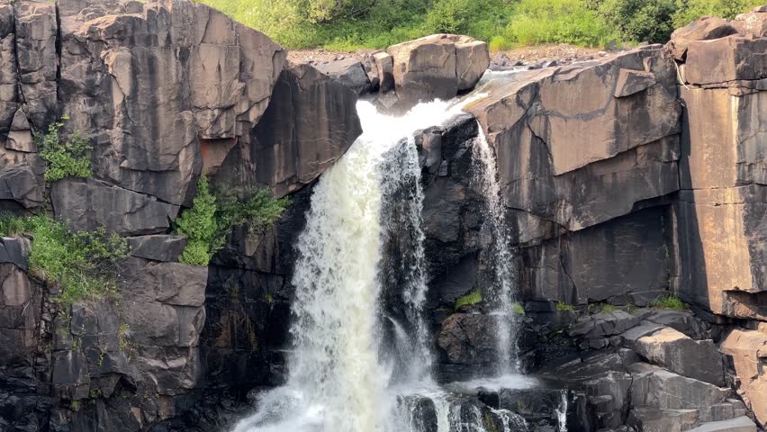 High Falls on the Pigeon River in Minnesota