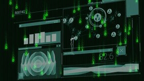 Human body analysis and biometric data processing animation over digital interface. Technology, futuristic - Powered by Shutterstock - Get 15% off with code: PIKWIZARD15