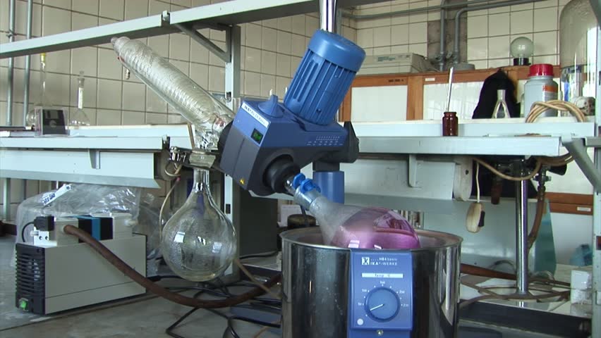 Mixing solution in a laboratory