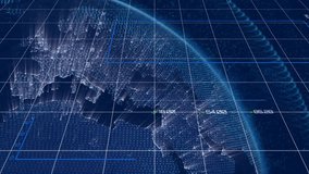 Financial data charts and graphs animation over Earth from space. Finance, economy, global, technology - Powered by Shutterstock - Get 15% off with code: PIKWIZARD15