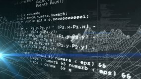 Animating 3D graph and mathematical equations over dark background. Animation, mathematics, technology, digital, futuristic - Powered by Shutterstock - Get 15% off with code: PIKWIZARD15