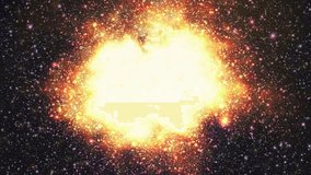 Shining and flying fragments in a spatial image, A miraculous energy is spreading 3D
 - Powered by Shutterstock - Get 15% off with code: PIKWIZARD15