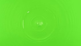 Slow motion of splashing water drop on green screen background , filmed on high speed cinematic camera at 1000 FPS - Powered by Shutterstock - Get 15% off with code: PIKWIZARD15