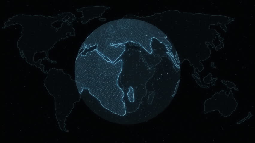 Game Over text animation over digital globe with Please Insert Coin message. Arcade, retro, gaming, vintage, pixelated - Powered by Shutterstock - Get 15% off with code: PIKWIZARD15