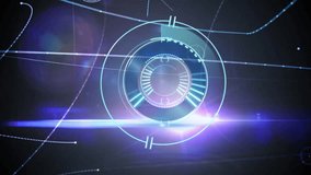 Digital countdown animation with futuristic circles and lines over dark background. technology - Powered by Shutterstock - Get 15% off with code: PIKWIZARD15