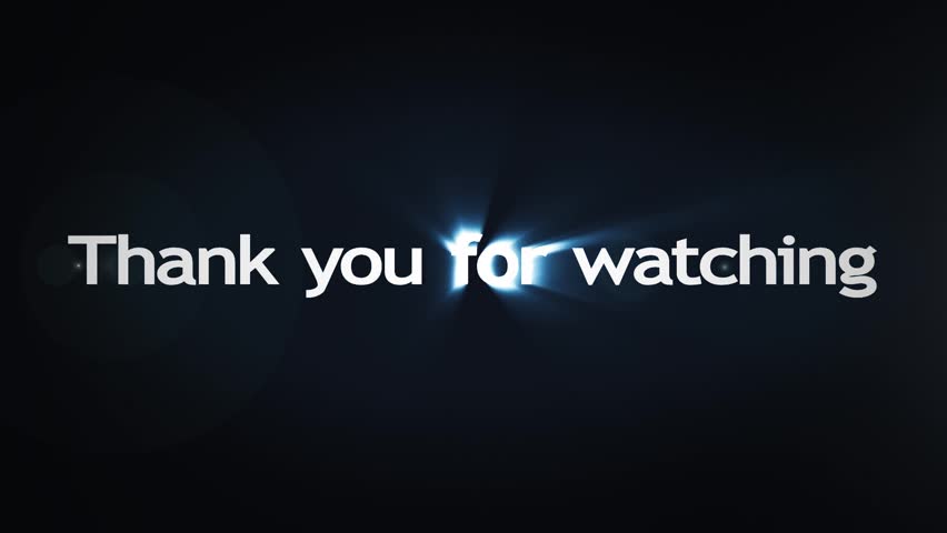 Thank You For Watching Endscreen Outro