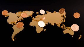 A 3D animation the interconnectedness of the global economy and the distribution of wealth across different countries - Powered by Shutterstock - Get 15% off with code: PIKWIZARD15
