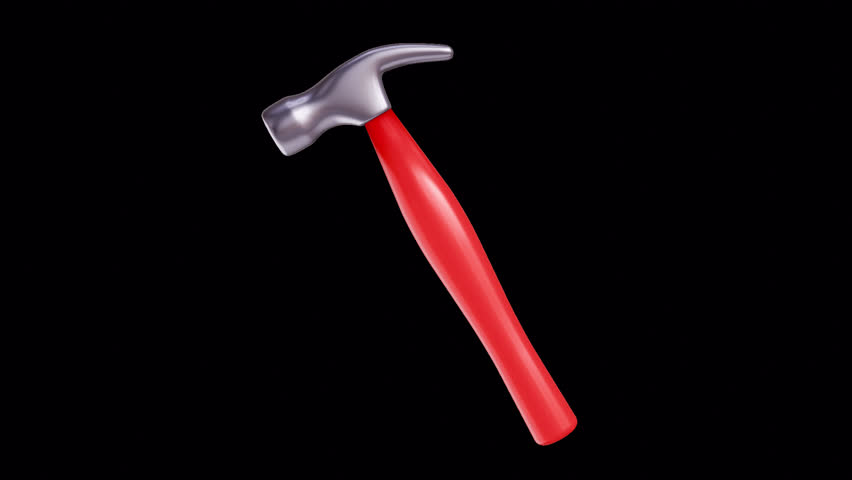 hammer icon. trancparent background. HD 1920x1080