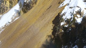 Cinematic shot of scenic landscape at Lower Yellowstone River Falls in Yellowstone National Park, USA - Powered by Shutterstock - Get 15% off with code: PIKWIZARD15