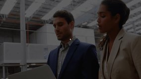 Discussing business, diverse people with network connections and data processing animation. teamwork, networking, diversity, technology, collaboration - Powered by Shutterstock - Get 15% off with code: PIKWIZARD15