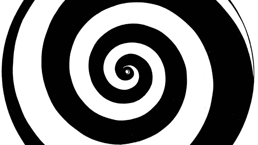 black white spiral Stock Footage Video (100% Royalty-free) 3603287 ...