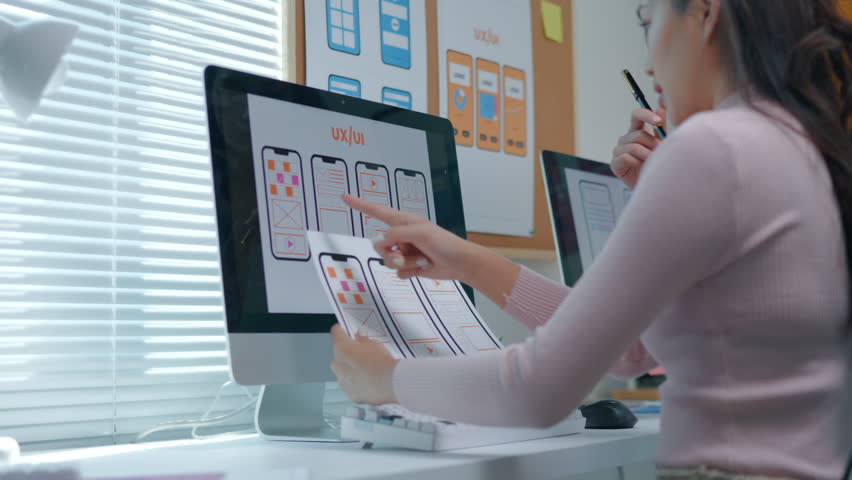 Programers meeting for discussion data analysis for UX and UI programming for preparing for Generative AI Technology