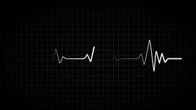 White color heartbeat rate and pulse line with grid, loop motion animate footage. heartbeat line shape animation. - Powered by Shutterstock - Get 15% off with code: PIKWIZARD15