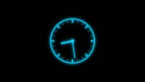 Abstract analog clock icon animation. - Powered by Shutterstock - Get 15% off with code: PIKWIZARD15
