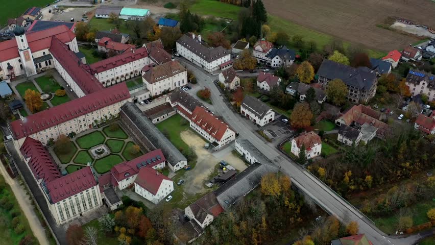 Aerial view of the town centre of Tuttlingen, Black Forest, Baar, Heuberg, Baden-Württemberg, Germany